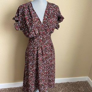 Max studio floral dress size medium NWT